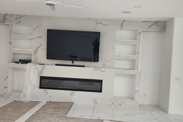 Complete interior remodeling